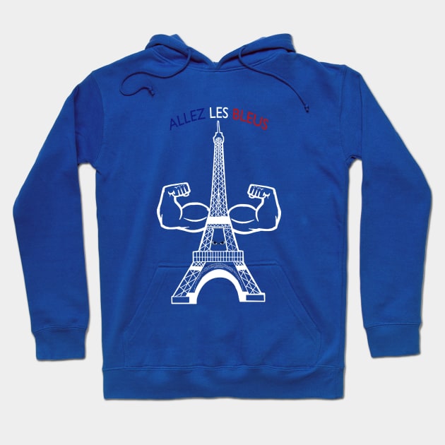 Allez Les Bleus France national team Hoodie by BackupAllStars